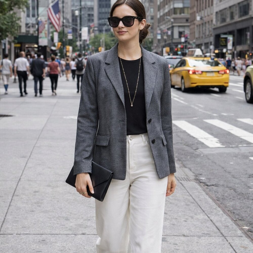 Vintage Rafaela Petites Wool Blazer